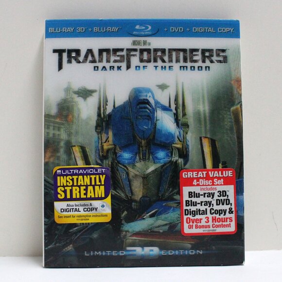 Transformers Dark of the Moon - Limited 3D Edition 4 Disc Set - Picture 1 of 12